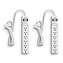 NXT Technologies™ 6-Outlet Surge Protector, 2.5' Cord, 500 Joules, 2/Pack (NX54311)~#|#~32DE598D-439D-451D-9CDCFA789E9A5A18_sc7