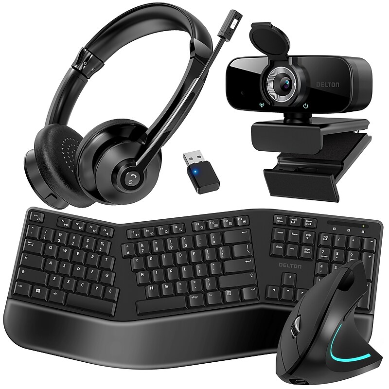 Delton Work Anywhere 30X Wireless Noise Canceling Bluetooth Over-the-Ear Headset Kit (DBND4WLS30X) image 1