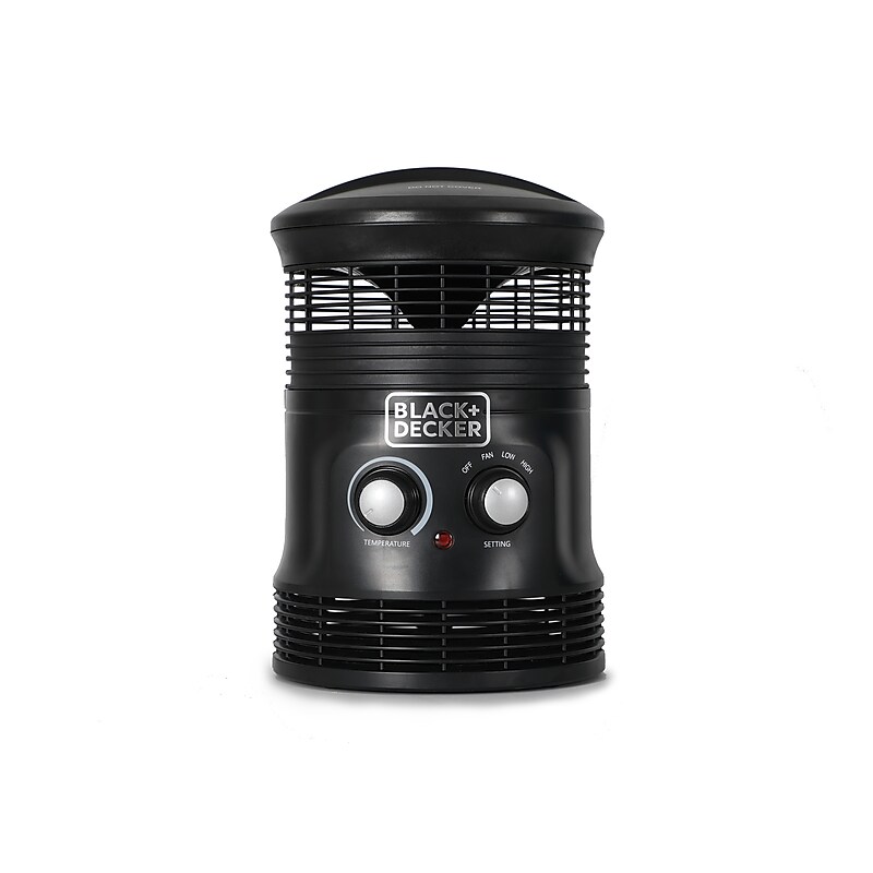 Black & Decker 1500-Watt Portable Electric Heater, Black (BHDS156) image 1