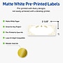 Avery Rectangle Multipurpose Labels, 1" x 2-5/8", White, 160/Pack (19479370641)~#|#~32E1D6B1-3B38-4A70-8FB9A32A683AB98F_sc7
