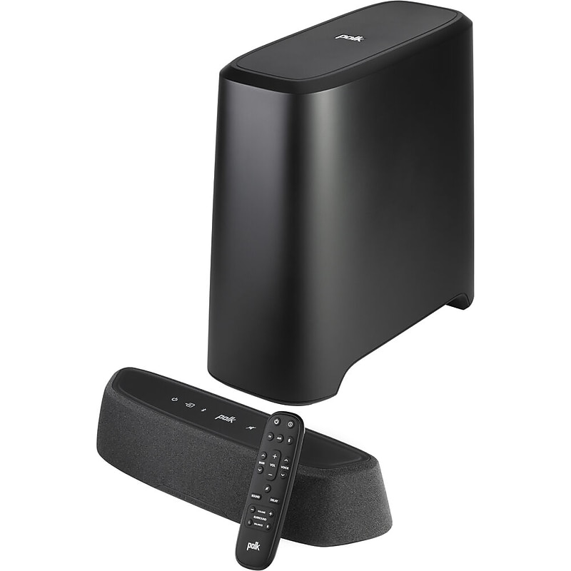 Polk Magnifi Mini AX 300410-01-00-101 Indoor Home Theater System, Black image 1