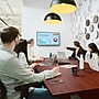 Bush Business Furniture 96" Boat Shaped Conference Table, Hansen Cherry (99TB9642HCK)~#|#~32F7321B-48FF-49B6-A0D341F03311E5D8_sc7