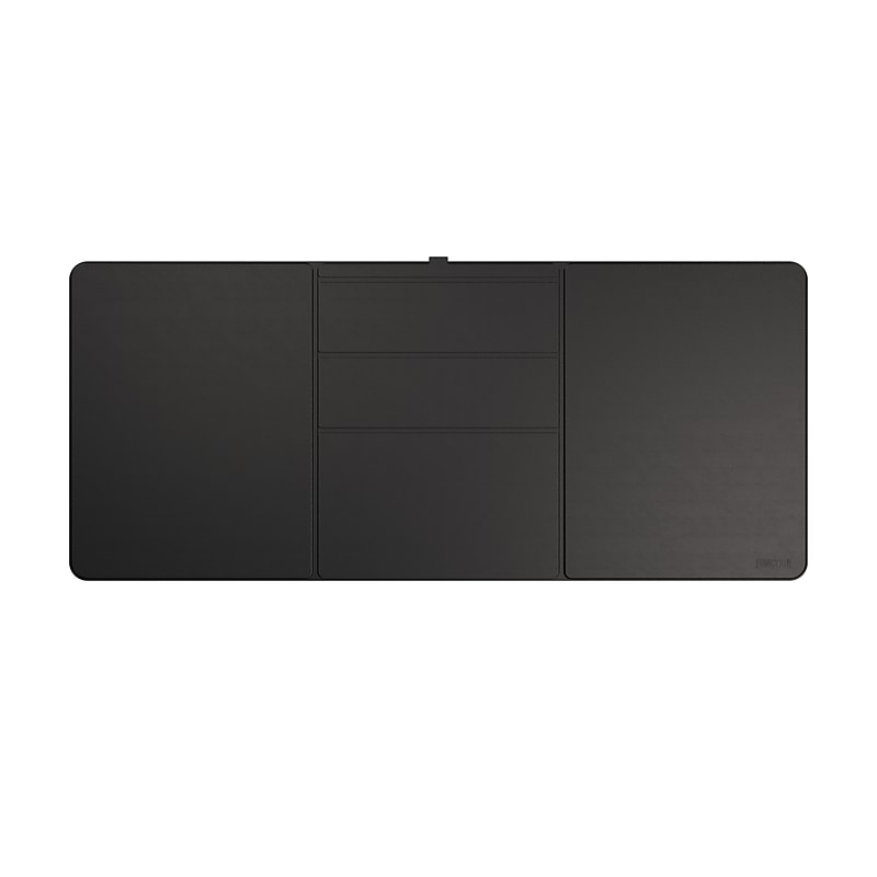 Function101 WorkPad Pro Anti-Slip Polyurethane Desk Pad, 31" x 13.4", Black (F101-WPPB2) image 1