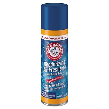 Arm & Hammer™ Baking Soda Air Freshener, Light Fresh, 7 oz Aerosol Spray, 12/Carton (3320094170CT)