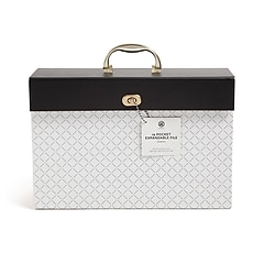 Staples 19 Pocket Document File, Letter, Grey (51792) | Staples