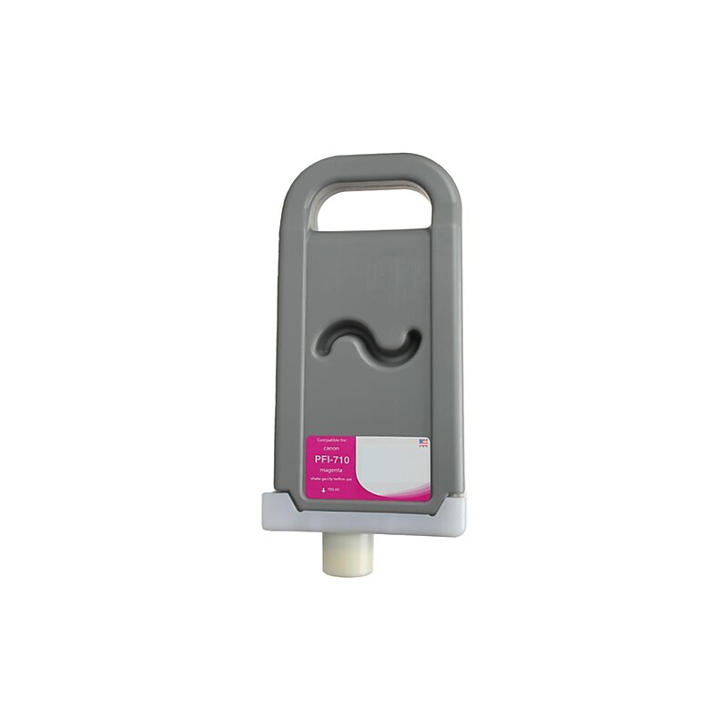 CIG Compatible Magenta Standard Yield Wide Format Inkjet Cartridge Replacement for Canon PFI-710 (WCPFI710M) image 1
