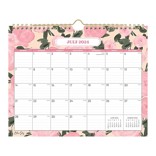 2024-2025-blue-sky-lovely-11-x-8-75-academic-monthly-wall-calendar