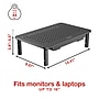 Staples TECH Adjustable Monitor Stand, Black (ST62819-CC)~#|#~3309F29B-1EAF-464B-81D82BFB153AC3FC_sc7
