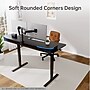 Huanuo 55"W Electric Rectangular Adjustable Standing Desk with Riser and Drawers, Black (HNESD101B)~#|#~330BAFCF-28F9-4359-86F6E4F34C5701F1_sc7