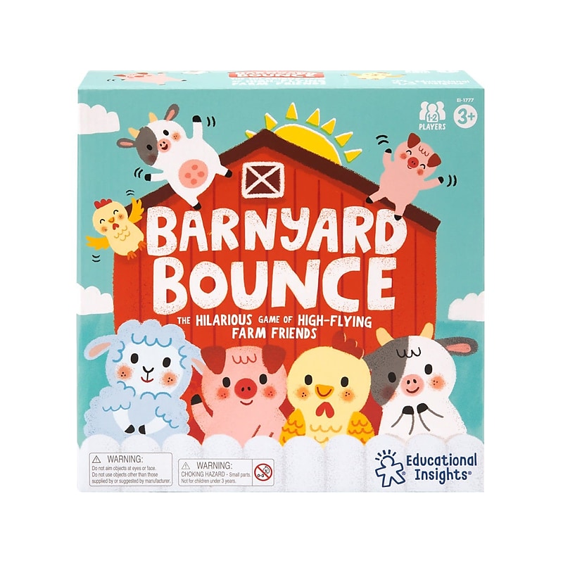 Educational Insights Barnyard Bounce Memory and Matching Game (1777) image 1