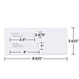Staples Security Tinted #8 Business Envelopes, 3 5/8" x 8 5/8", White, 500/Box (438614-CC)~#|#~3311FD08-405B-4A1D-B7F0C12F0681DFD6_sc7