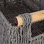 Household Essentials Woven Storage Wicker Basket with Handles, Grey, 3/Set (HE1102)~#|#~33130DA4-C772-49BC-B9EDDCDAD1BB0814_sc7