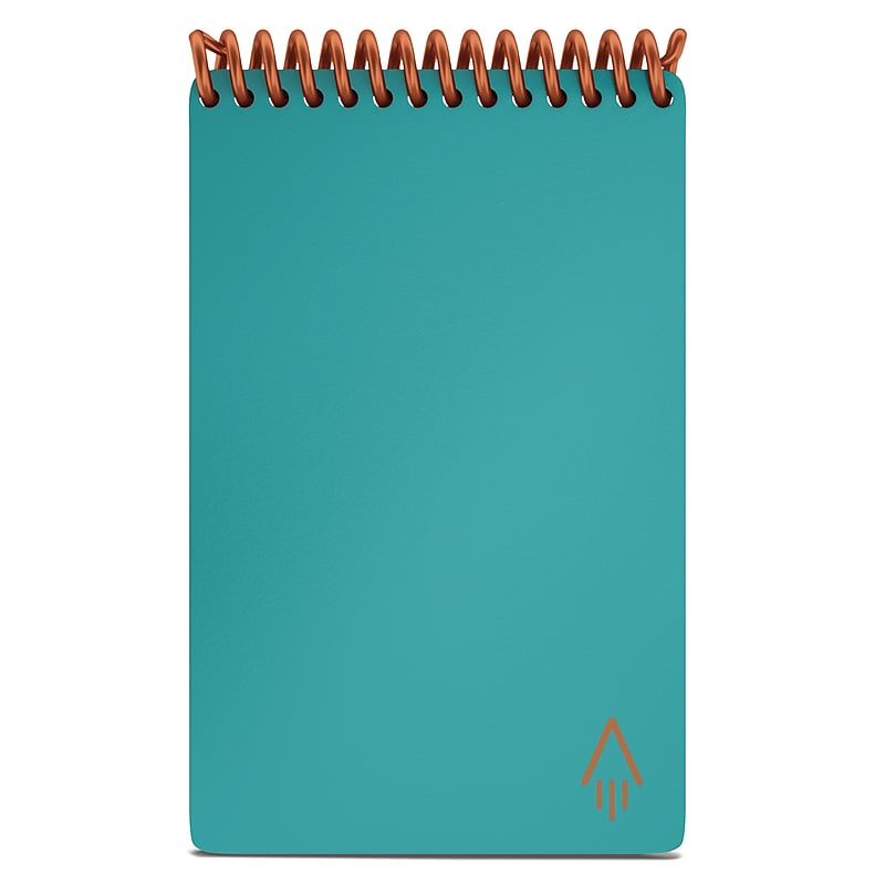 Rocketbook Mini Reusable Smart Notepad, 3.5" x 5.5", Dot-Grid Ruled, 48 Sheets, Teal (EVR-M-RC-CCE-FR) image 1