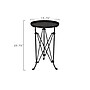 Storied Home Metal Round Side Table, Black (EC0113)~#|#~3314D717-0722-407E-8ED2C49365205865_sc7