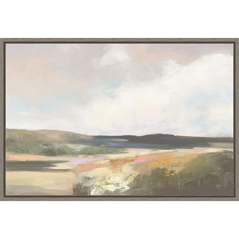 Amanti Art Dawn by the Water by Julia Purinton Framed Canvas Wall Art Print, 33" x 23" (A42677469949) image 1