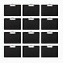 Staples Plastic Recycled Clipboard, Landscape, Black - Eco-Friendly Horizontal Clipboard, 12/Pack~#|#~3319024D-8713-4682-872B120D762EEEDE_sc7