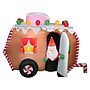 National Tree Company 7.5' Inflatable Gingerbread Trailer with Santa (GE9-37289-1)~#|#~331B9A2E-72AB-478B-89FCABA1519DC5EB_sc7