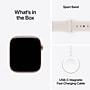 Apple Watch Series 11 GPS + Cellular Smartwatch, 46mm, Rose Gold Aluminum Case, Light Blush Sport Band, Medium/Large (MFCJ4LW/A)~#|#~331C4BC8-69FA-428A-8B80DA25C5584606_sc7