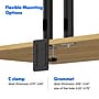 FlexiSpot Adjustable Dual Monitor Arm Mount for Sit-Stand Riser, Up To 30" Monitor, Black (D1D-E)~#|#~331D5EB9-215F-4E66-8A8BA309AE3784F3_sc7