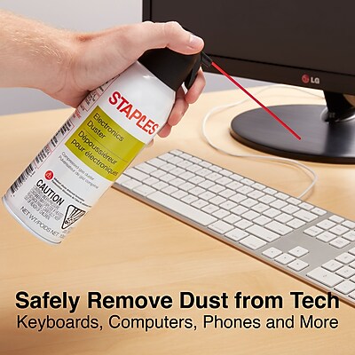 Staples® Electronics Air Duster, 10 Oz. (SPL10ENFR-1) Image 1