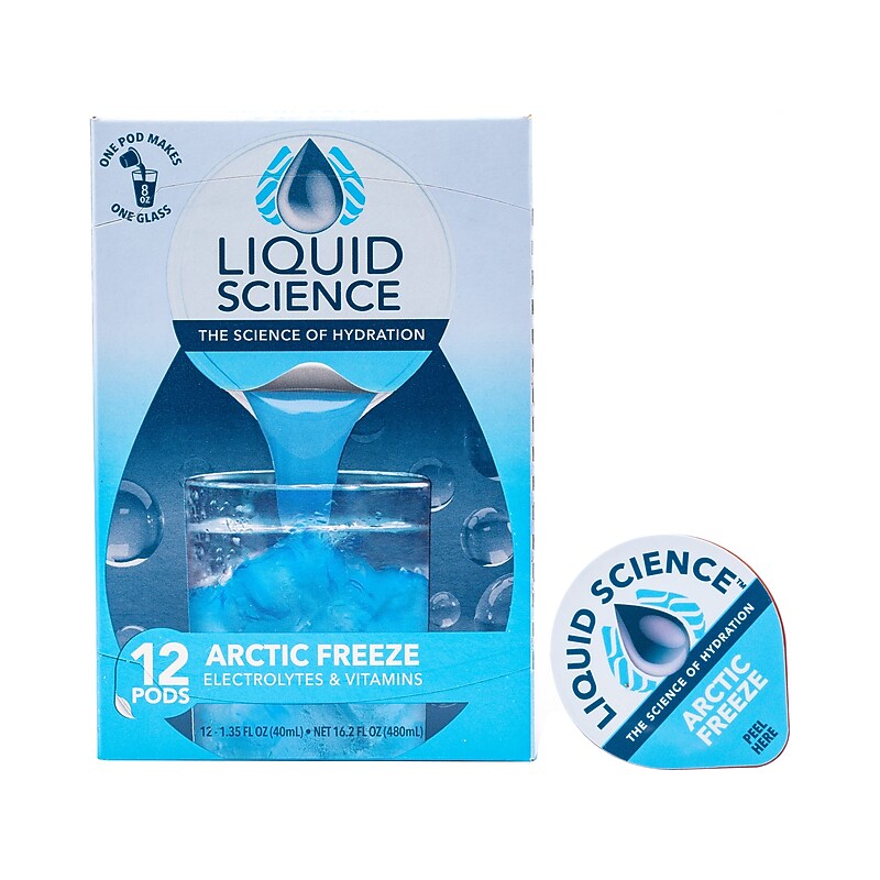 Java House Liquid Science Sugar-Free Arctic Freeze Hydration Pods, 1.35 oz., 12/Carton (FC900E30) image 1