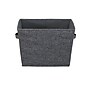 Household Essentials Medium Fabric Storage Bin, 10" x 12"x 14", 29 Qt., Gray, 2/Pack (7545-1)~#|#~33278F97-0689-4A0E-98909089FCF74E0C_sc7