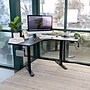 Mount-It! MI-15003 47"W L-Shaped Adjustable Particle Board Standing Desk, Black (MI-15003)~#|#~332B358A-9D0E-4240-B07895EAEF5E3560_sc7