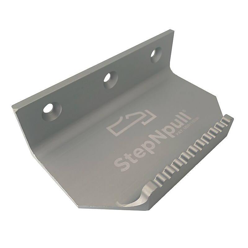 StepNpull Silver Foot-Operated Door Opener (SNPE-SV) image 1