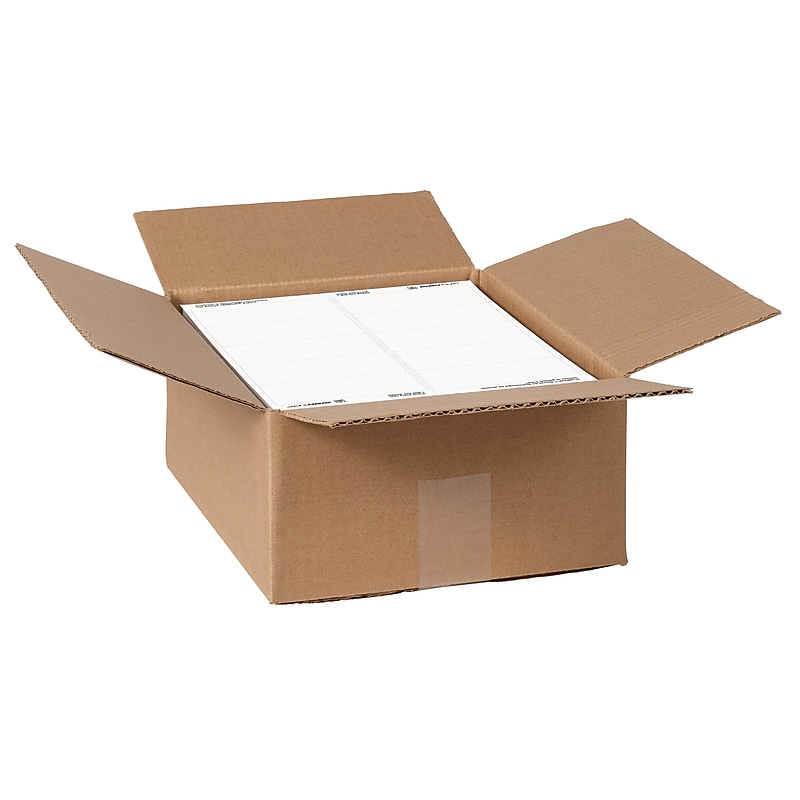 Avery TrueBlock Laser Shipping Labels, 2" x 4", Matte White, 10 Labels/Sheet, 500 Sheets/Pack (95910) image 1