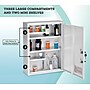 Viva Comfort Steel Medical Storage Cabinet with Dual Key Lock, 1.1 cu. ft., White (999-04-WHI)~#|#~333ABB9E-8415-4F5B-8912803D798F0DA3_sc7