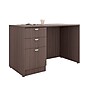 Boss Office Products 48"W Desk with Box/Box/File Pedestal, Driftwood (GROUP104-DW)~#|#~334BB502-FF53-4AE5-87B321217B7BA12E_sc7