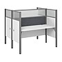 Bush Business Furniture Pro-Biz 55.39"H x 62.52"W 2 Person Back to Back Cubicle Panel Workstation, White (100870DG-17)~#|#~334BF37B-E665-4DC5-98D30FA203306B94_sc7
