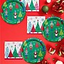 Say Hooray! Joyful and Jolly Paper Plates and Napkins Kit, Multicolored, 48/Pack (DTC9404E2G)~#|#~334CEF25-9954-4129-A8AAB9532439DABF_sc7