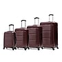 InUSA Pilot 4-Piece Hardside Spinner Luggage Set, TSA Checkpoint Friendly, Wine (IUPILSMLXL-WIN)~#|#~3351C4F3-3792-4DD6-95953548BD17F895_sc7