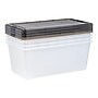 Iris 91 Quart Storage Container with Lid, Plastic, Gray, 4/Pack (500253)~#|#~3351F5CD-87F7-46A5-AA23F0E72B238EE1_sc7