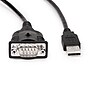 Rocstor 6' USB A to DB9 Serial Data Cable, Male to Male, Black (Y10C898-B1)~#|#~3353D3F9-7D87-4B8F-A8D9D3925B0A4A4B_sc7