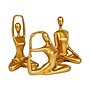 Mind Reader Meditation Yoga Figurines, Set of 3, Gold (MEDEC3-GLD)~#|#~3359244A-E848-429E-9AAE164CA1F2FF3C_sc7
