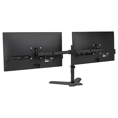 Mind Reader Freestanding Dual Monitor Desk Mount, Black (DARB-BLK) Sansujyuku sansujyuku.com