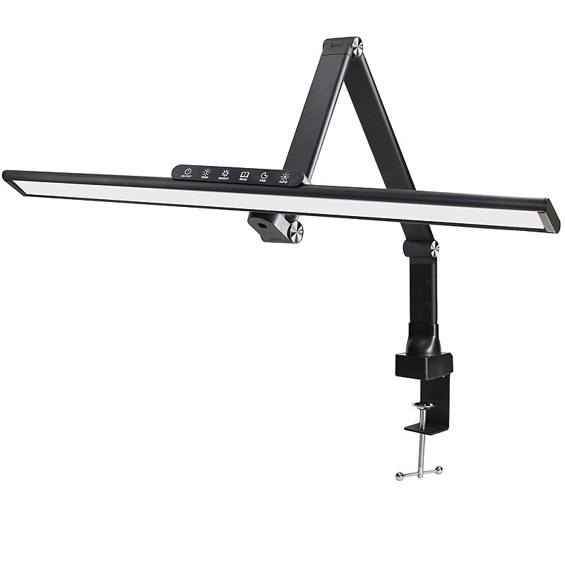 Excello Global Products Wellness Series LED Desk Lamp, 17.5", Black (EGP-DL-18-BLK-S) image 1