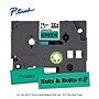 Brother P-touch Laminated Label Tape, 3/4" x 26.2', Black on Green (TZe741)~#|#~335E0087-E591-4DC8-A43F50BA49EB3CBE_sc7