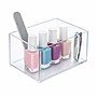 Azar Small Stackable Plastic Storage Bin, 2.5" x 4.25", Clear, 4/Pack (556731-4PK)~#|#~335FD770-34B1-49D3-8D22621BA8E97F20_sc7