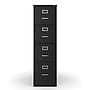 Staples Commercial 4-Drawer Vertical File Cabinet, Locking, Letter, Black, 25"D (25164D)~#|#~3360CCD1-85AA-44CA-9763CDCB0122AC49_sc7
