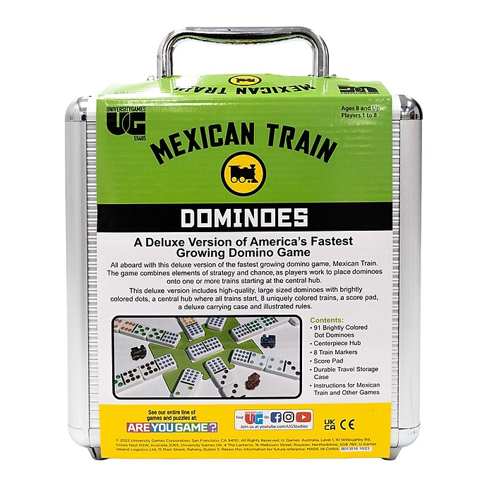 University Games Mexican Train Dominoes (UG-55405) | Staples