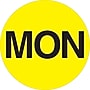 Tape Logic Inventory Circle Labels, Days of the Week, "MON", 1" Dia., Fluorescent Yellow, 500/Roll (DL6501)~#|#~33639D4E-ABA6-41FF-93BA1B28EF94013B_sc7