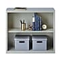 Hirsh HL8000 Series 30"H 2-Shelf Bookcase with Adjustable Shelf, Light Gray Steel (21988)~#|#~336930AD-BAE0-49ED-B631B241836E90FB_sc7