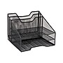 Mind Reader Metal Desktop Organizer Vertical File Holder Paper Letter Tray, Black (MESHBOX5-BLK)~#|#~336D8C6B-C774-4537-B8CD8EB7E6272B4D_sc7