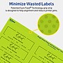 Avery Printable Rectangle Multipurpose Labels, 1-1/3" x 4", Bright Green, 280/Pack (94206)~#|#~336EEFDD-C89B-4E5E-9F2658AFA0F5F6C2_sc7