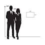 Azar Sign Holder, 17" x 11", Horizontal, Wall Mounted, Clear, Acrylic, 2/Pack (122037-2PK)~#|#~3370DEC3-4491-45CA-9AA345E799D1D9E8_sc7