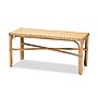 bali & pari Cacaban Natural Rattan Bench, Light Honey (211-12747-HiT)~#|#~337156FE-D740-48B2-968D44669F5DC751_sc7