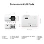 ViewSonic 4K UHD 5000 Lumens Laser Projector with High Brightness, White (LS740-4K)~#|#~3372026E-A2C5-4F44-9AE48F4107D5B3F2_sc7